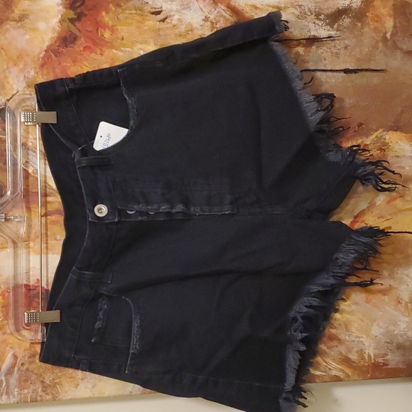 Sz 26 NWT $795 Ben Taverniti Unravel Project raw hem shorts